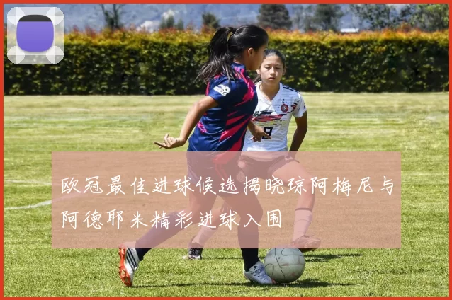 欧冠最佳进球候选揭晓琼阿梅尼与阿德耶米精彩进球入围
